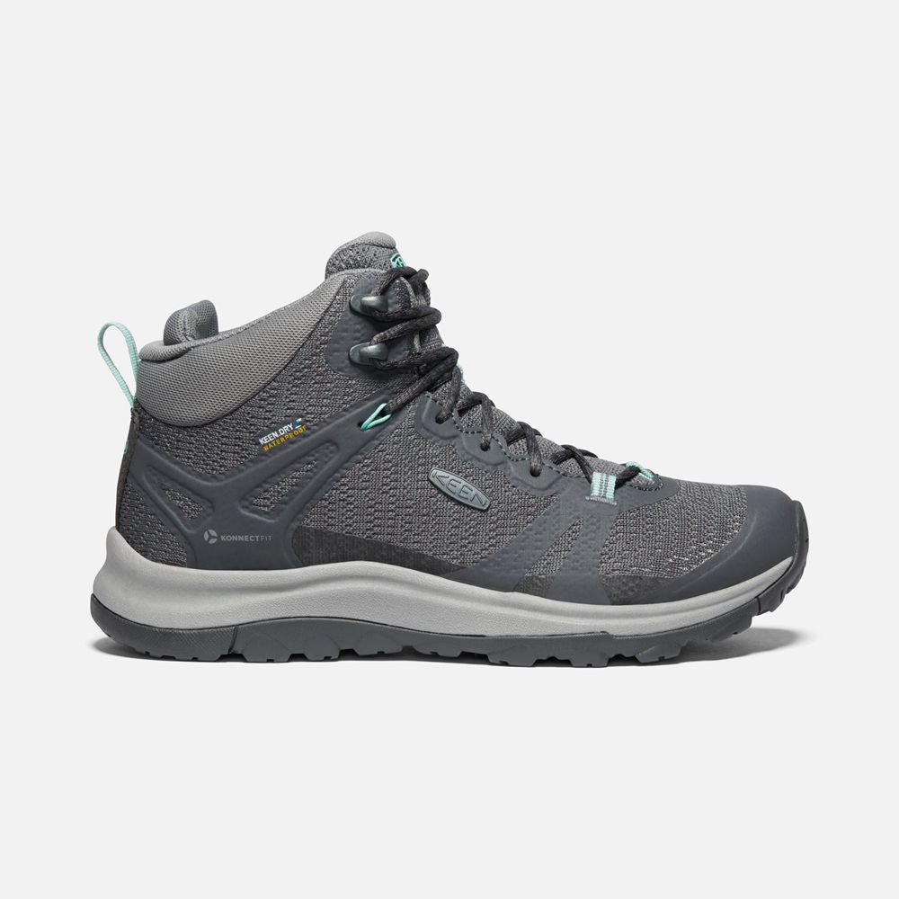 Keen Laarzen Dames Donker Grijs - Terradora Ii Waterproof - 25316-NIAP